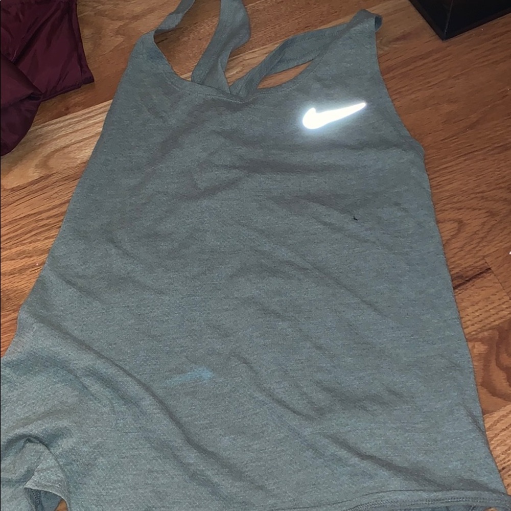 Nike criss-cross running tank